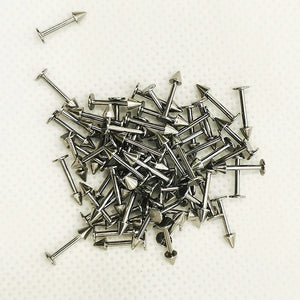 100pcs Body Jewelry Set: Straight & Curved Captive Bead Rings, Labret Barbells, Nose, Eyebrow, Lip, Ear Studs, Stainless Steel