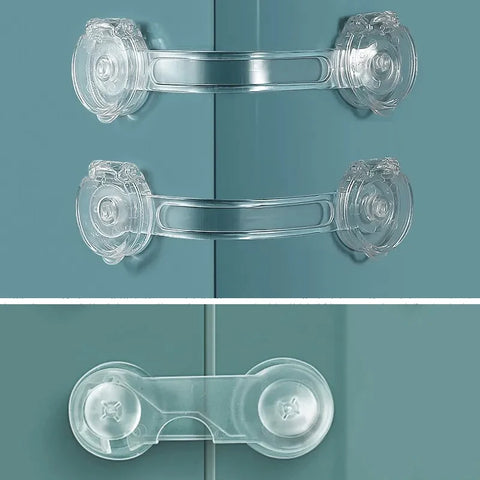 Child Safety Locks for Cabinets, Fridge, & Doors - Baby Proofing Kit