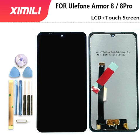 6.1" Ulefone Armor 8 Pro LCD Display Touch Screen Assembly + Film + Tools
