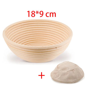 10" Oval Rattan Bread Proofing Basket for Sourdough Baking