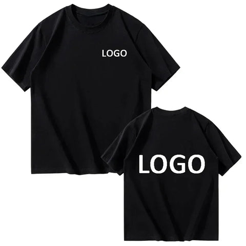 Custom Printed Unisex T-Shirts Casual Short Sleeve Fashion Streetwear Tee Tops