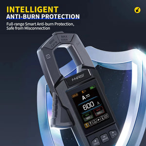 10,000 Counts DC/AC Current Voltage Clamp Meter USB Charger 600A Ampere Tester NCV Electrician Tool
