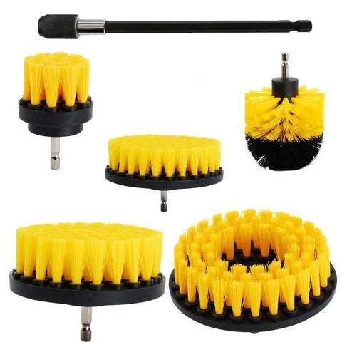 Drill Brush Kit 4 Pack - Electric Scrubber for Bathroom, Bathtub, and Surface Cleaning