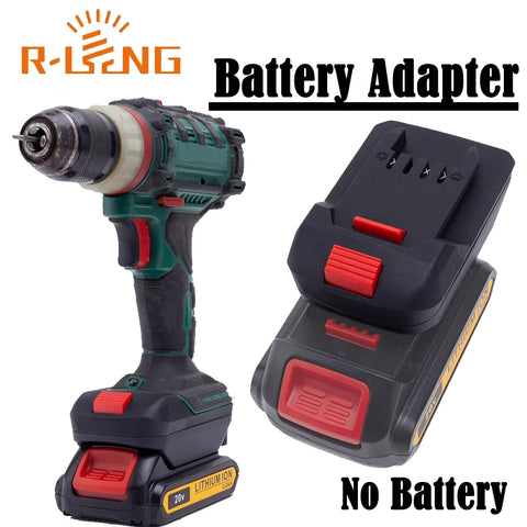 Battery Adapter Converter for Dewalt 18V to Lidl Parkside X20V Li-ion Power Tool Accessories (No Battery)