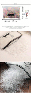 1000 Pack High Elasticity Black Transparent Hair Bands - No Damage, Disposable Hair Accessories