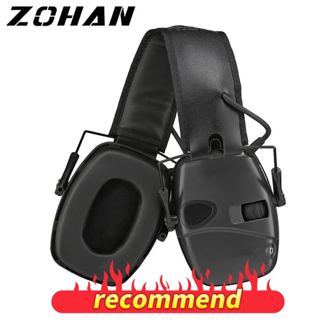 Electronic Shooting Earmuffs Active Noise Reduction Hearing Protection for Hunting & Tactical Use