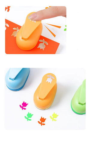 1.5cm Scrapbook Paper Punch Cutter for DIY Crafting, Foam, Photo, Card Shapes