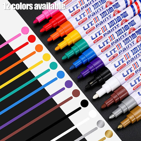 Car Scratch Repair Pen Quick Dry Touch Up Waterproof Auto Paint Remover Wheel Tire Marker