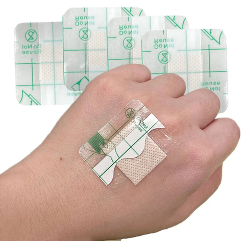 50 Transparent Waterproof Bandages Set - First Aid Adhesive Wound Dressing Patches