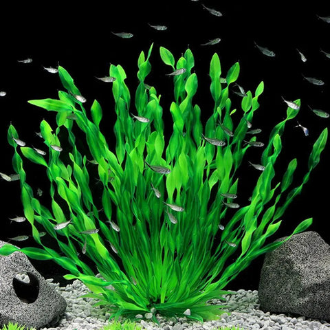 Green & Purple Seaweed Aquarium Plants Decor for Fish Tanks