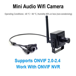 1080p Mini WiFi IP Security Camera HD Wireless Audio Smart Home CCTV Video Cam with Micro Card & Onvif Compatibility