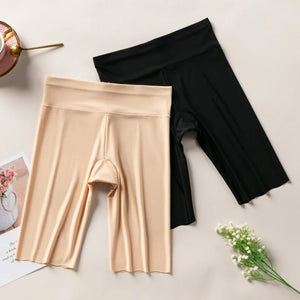 Women's Seamless High Waist Safety Shorts Plus Size Anti-Chafing Under Skirt Thigh Boxers Panties Underwear