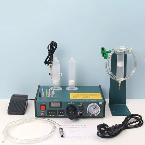 Auto Pneumatic Glue Dispenser Controller for Solder Paste & Liquid with Manual Pedal