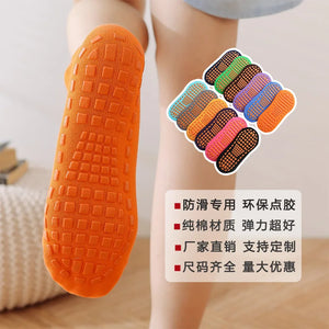 10 Pairs Non-Slip Socks for Kids & Adults - Trampoline, Sports, Outdoor, Parent-Child Cotton Set