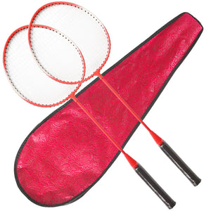 Lightweight Badminton Racket Set with Bag - Outdoor Sports Gear for Beginners