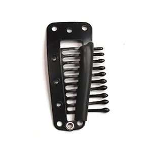 100pcs Black Brown Wig Clips 2.3cm-3.6cm Snap Clips for Hair Extensions & Wefts Hairpins Styling Tools