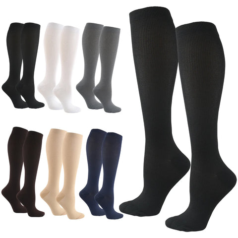 Compression Socks for Varicose Veins - Sports, Travel, Running, Hiking, Golf - Anti-Fatigue for Men & Women