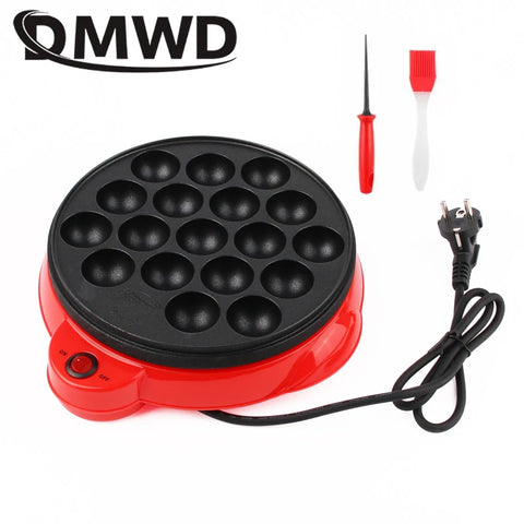 Electric Takoyaki Maker 18-Hole Grill Octopus Ball Cooker 110V/220V Baking Machine Breakfast Tool