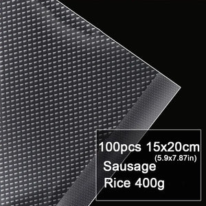 100pcs BPA-Free Vacuum Sealer Bags for Sous Vide and Food Storage