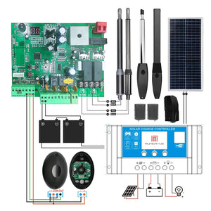 "24V PCB Control Board for Automatic Double Arm Swing Gate Opener System Replacement"