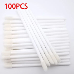 100-Pack Disposable Lip Gloss & Mascara Wands - Makeup Applicator Tool Set