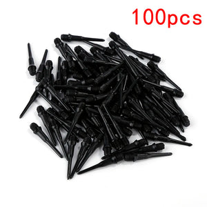 100-Pack Soft Tip Darts - Durable Plastic Tips for Electronic Dartboards