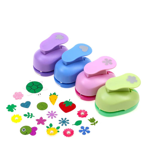 1.5cm Scrapbook Paper Punch Cutter for DIY Crafting, Foam, Photo, Card Shapes