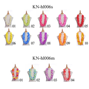 10 Pcs Tropical Hawaiian Leis Garland LED Lights for Party Decor Luau Beach Theme Fancy Dress Supplies