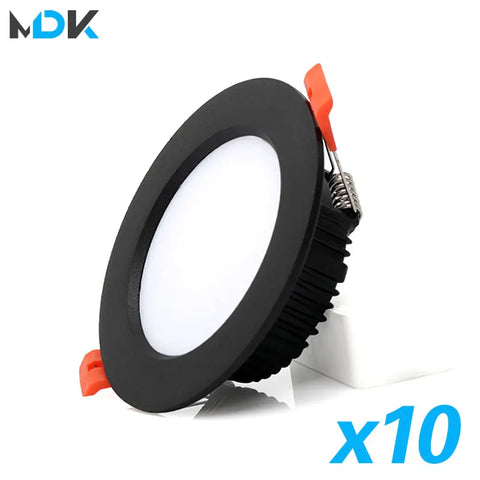 10pcs LED Recessed Downlight 5W-18W AC220V/110V Spot Light for Bedroom Kitchen Indoor Lighting