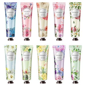 10-Piece Moisturizing Hand Cream Set - Fruity & Floral Scents Skincare