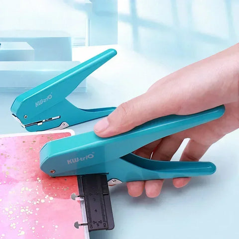 Creative Mushroom Hole Punch T-Type Paper Cutter DIY Craft Tool for Disc Binding Office Stationery