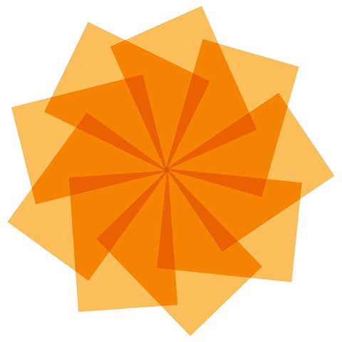 9pcs Orange Gel Light Filters Color Correction Overlays for Film, Video, Photo, Stage Lighting