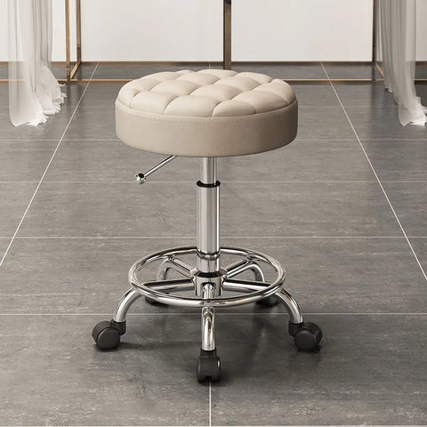 Adjustable Hairdressing Stool Salon Tattoo Chair Rotating Barber Beauty Nail Pulley Seat