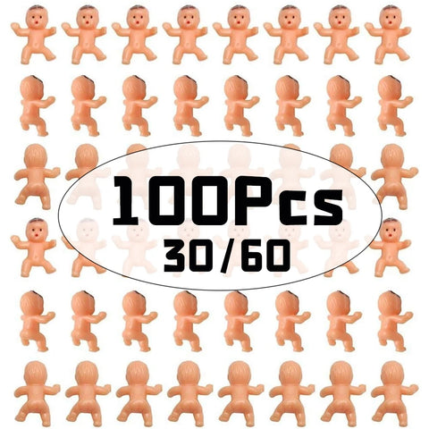 Gender Reveal Cake Toppers for Baby Shower (30/60/100 Pcs)