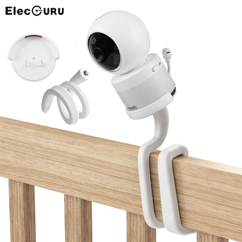 Flexible Twist Mount Bracket for Baby Monitor, Vtech VM5463 Video Camera, Crib/Cot/Shelf Attachment