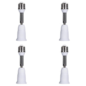 10-Pack E27 LED Bulb Holder Extension Adapter Socket Converter Screw Base
