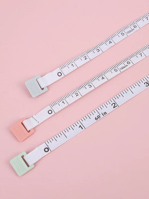 1.5m Portable Soft Tape Measure for Students, Sewing, Clothing, Auto Retract, Compact & Durable