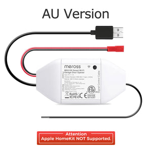 HomeKit Smart WiFi Garage Door Opener with Remote Control & Sensors, Compatible with Alexa, Google Assistant, SmartThings