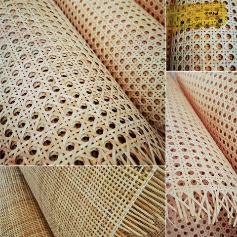 Cane Webbing Roll 60cm Wide Natural Rattan Material for Furniture, Chairs, Tables (1-3 Meters)