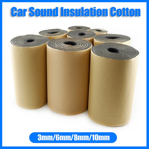 1 Roll 50x200cm Car Soundproofing Insulation Foam - Auto Noise Reduction, Heat Barrier for Truck & Van