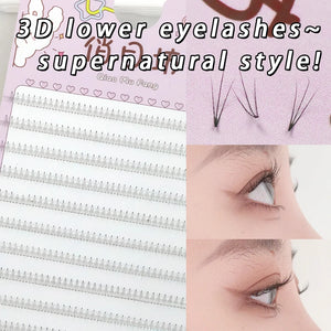 10-Pack Dramatic Volume False Eyelashes Set 5-7mm + Applicator