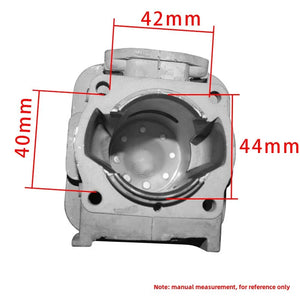 40mm 44mm Cylinder Piston Kit for 43cc 52cc Garden Trimmer Tools Replacement Part