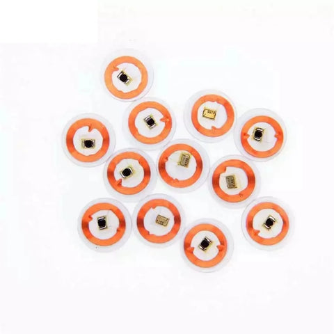 10pcs 125kHz RFID EM4100/TK4100 Coin Cards 25mm for Access Control ID Tags Smart Keyfob