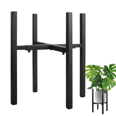 Adjustable Metal Plant Stand for 12-16 Inch Pots, Easy Assembly, Expandable Plant Holder Shelves