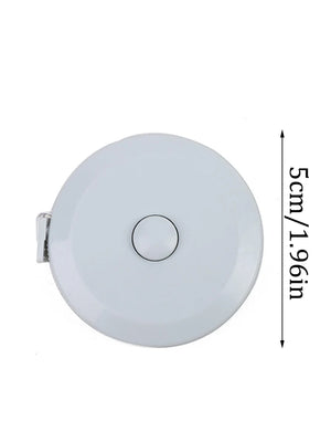 1.5m Portable Soft Tape Measure for Students, Sewing, Clothing, Auto Retract, Compact & Durable