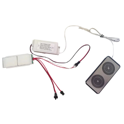 Bluetooth LED Mirror with Touch Sensor & Defogger | Speaker-Integrated