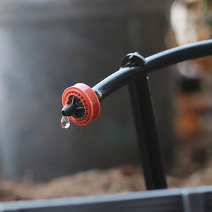 100-Piece Drip Irrigation Kit for Gardens - Efficient Plant Watering System