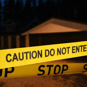 100m No Entry Warning Tape - Caution Do Not Enter Safety Barrier for Props