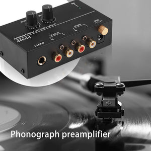 Mini Audio Amplifier Home Compact Phono Preamp with Volume Control for ...