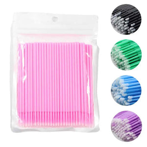 100-Pack Disposable Mascara Wands for Lash Extensions & Makeup